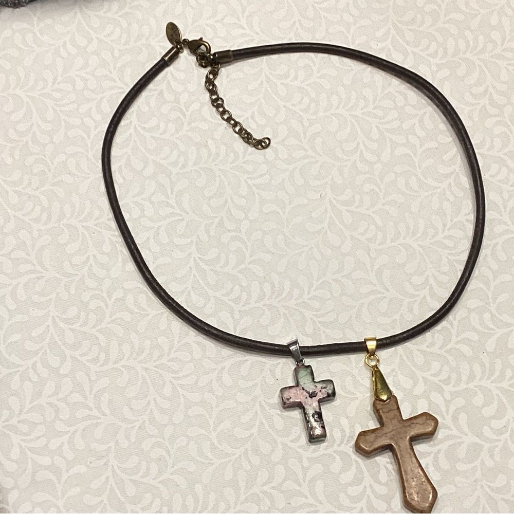 Two Black Corded Necklaces - Picture 5 of 5